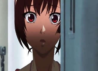 Seins tripotés et chatte manga labourée