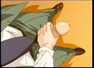 Baise manga contre une vitre