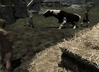 Une créature hideuse 3D baise une salope