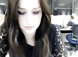 Webcam hot à la bibliothèque