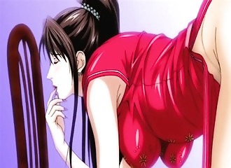 Manga cul avec une brune super chaude